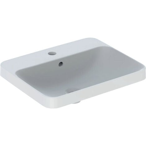 KERAMAG Geberit VariForm lavabo à encastrer rectangulaire, 550x450mm,