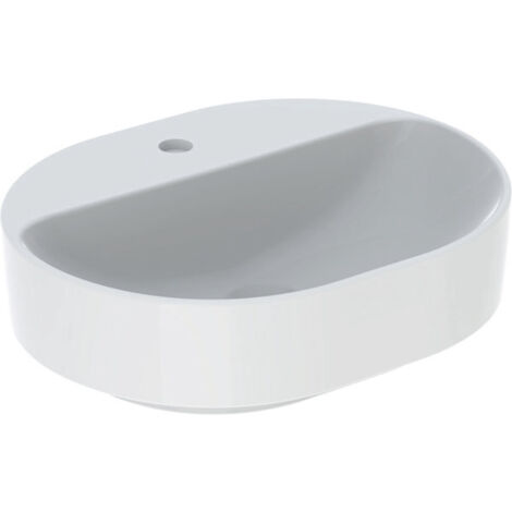Geberit VariForm Lavabo à poser elliptique, 500x400mm, avec trou