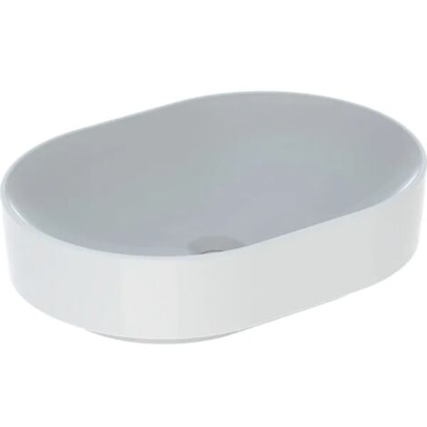Geberit VariForm Lavabo à poser elliptique, 550x400mm, sans trou