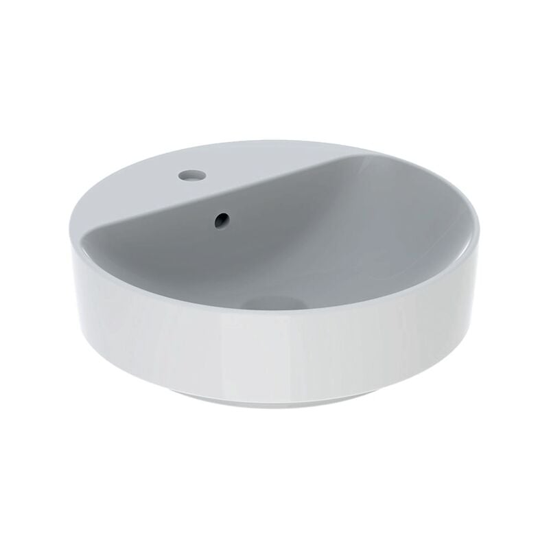 Geberit - Vasque à poser VariForm ronde diamètre 45 cm blanc