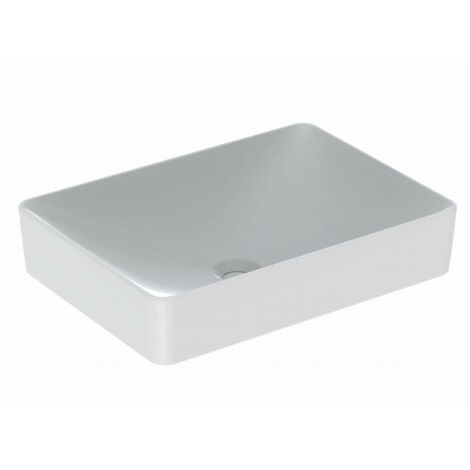 Ideal Standard Conca Lavabo sospeso o Appoggio 50x45 monoforo Senza Troppo  Pieno Bianco