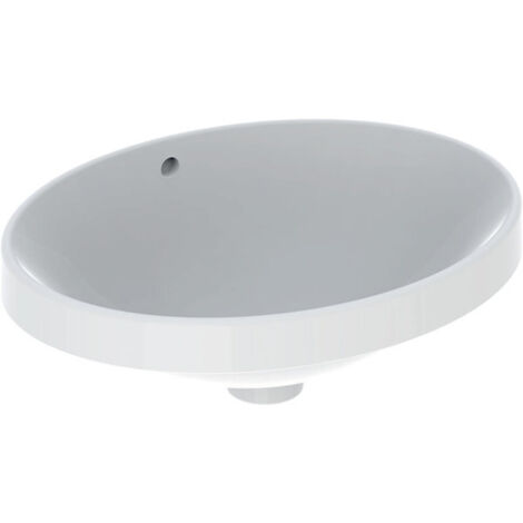 Geberit VariForm lavabo encastré ovale, 500x400mm, sans trou pour