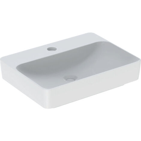 Geberit VariForm Lavabo sobre encimera rectangular, 600x450mm,
