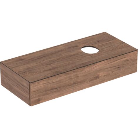 Geberit VariForm, meuble sous-lavabo à poser, deux tiroirs,