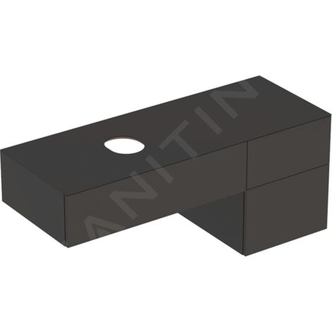 Geberit VariForm, meuble sous-lavabo à poser, trois tiroirs,