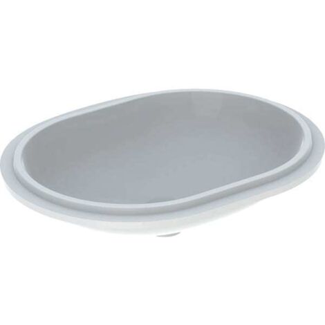 Geberit VariForm Unterbauwaschtisch elliptisch, 550x400mm, ohne