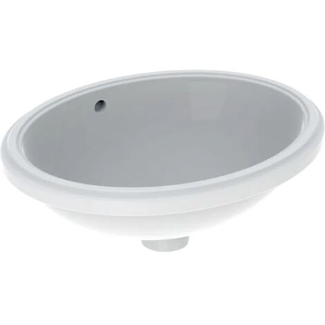 Geberit VariForm - Vasque à encastrer 480x420 mm, avec trop-plein, blanc 500.748.01.2
