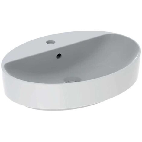 Geberit VariForm Vasque à poser ovale, 600x450mm, avec trou pour