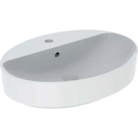 Geberit VariForm Vasque à poser ovale, 600x450mm, avec trou pour