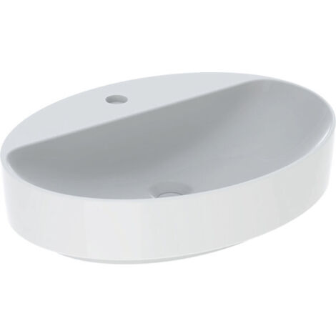 Geberit VariForm Vasque à poser ovale, 600x450mm, avec trou pour