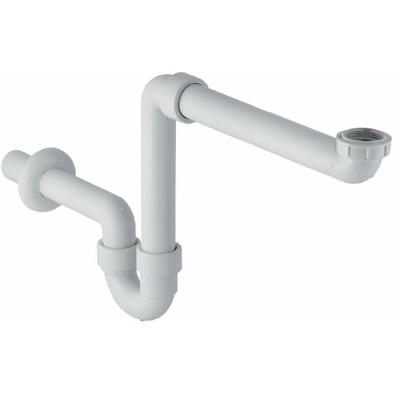 Geberit Accessoires - Siphon gain de place, blanc alpin 151.107.11.1