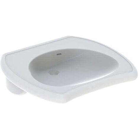 Geberit Vitalis Waschtisch, unterfahrbar 65cm, mit Überlauf,