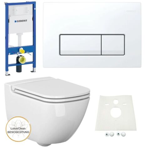 Geberit Vorwandelement Ference WC spülrandlos Komplettset Delta51