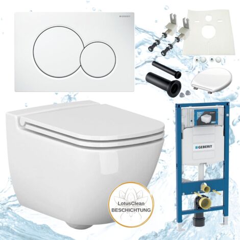 Geberit Vorwandelement Sigma Bartolo WC spülrandlos Komplettset Sigma01