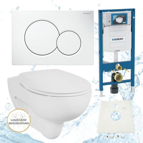 Geberit Vorwandelement Sigma Geberit Renova WC spülrandlos Komplettset