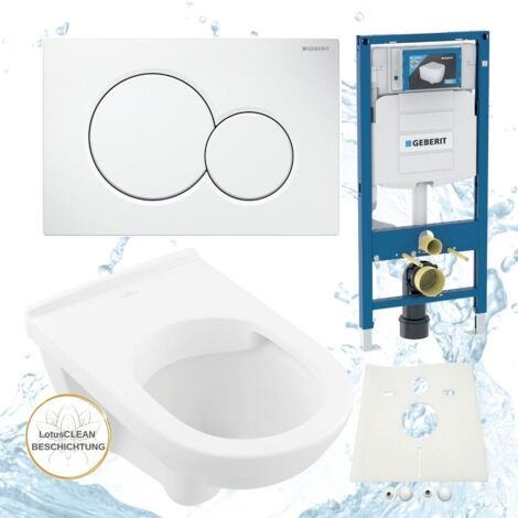 Geberit Vorwandelement + V&B O.Novo + Sigma01 + WC-Sitz