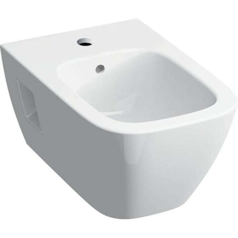Geberit Wand-Bidet Renova Plan KeraTect/we, teilgeschl. F., m Überlauf