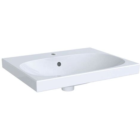 Geberit Waschtisch Acanto weiß Keramik Wandhängend 600x170x480mm Badezimmer Sanitär