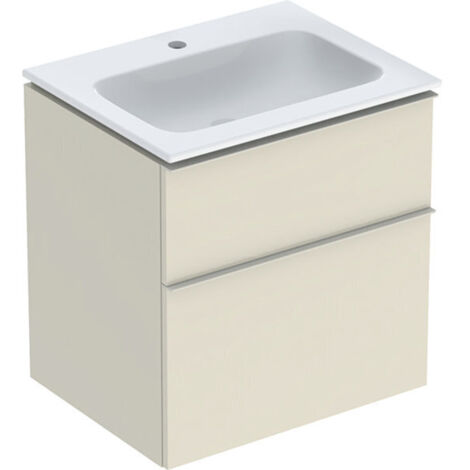 Geberit Waschtischunterschrank iCon 600x630x480mm m Möbel-WT KT sandgrau hoc