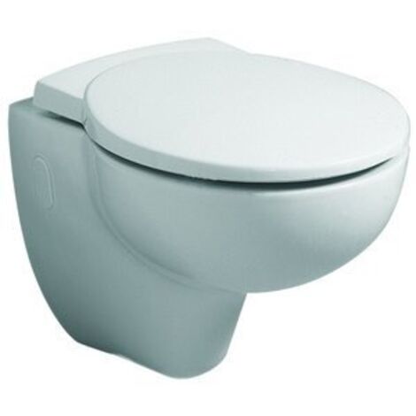 Geberit WC-Sitz Joly weiß, mit Deckel und Befestigung von oben aus Metall
