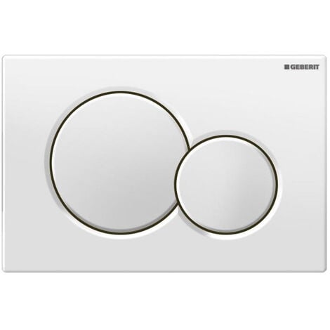 Geberit White SIGMA 01 two-touch flush plate (115.770.11.5)
