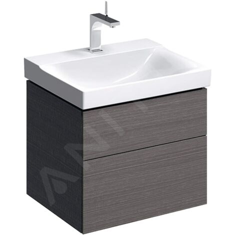 Geberit Xeno 2 armoire sous lavabo 580x530x462mm, 2 tiroirs,