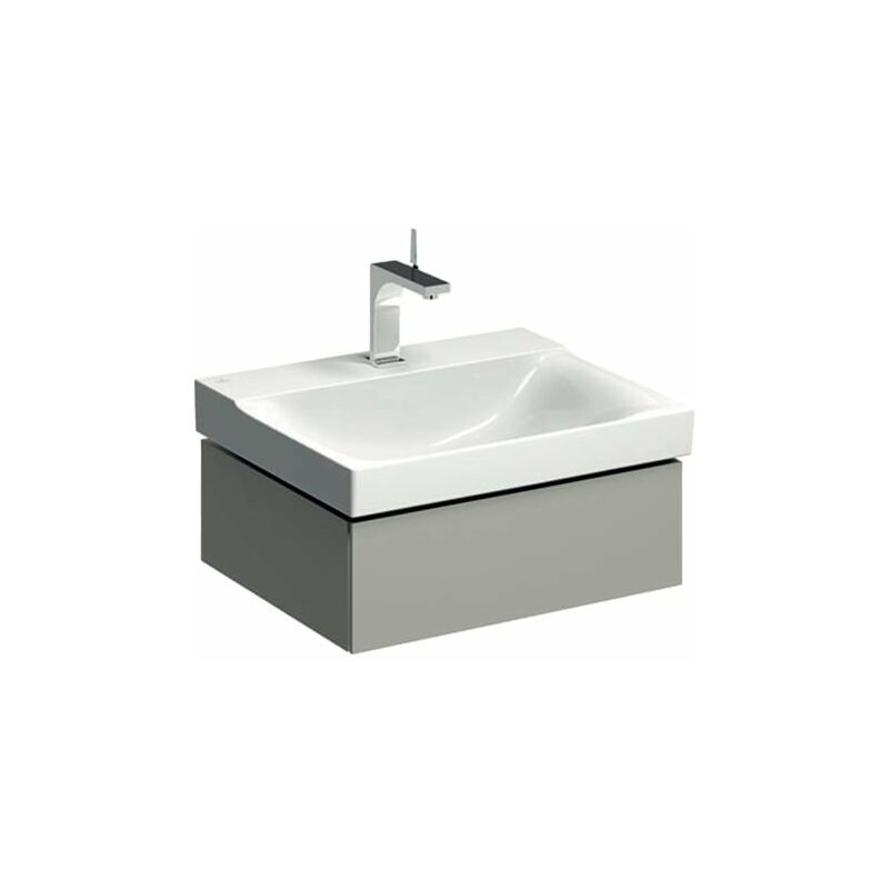 

Keramag - Geberit Xeno 2 Encimera 500.505. 580x220x462mm, 1 cajón, color: Laca mate grisácea - 500.505.00.1