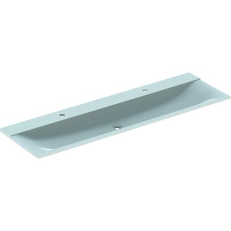 Geberit Xeno 2 lavabo, con 2 agujeros para grifo y sin