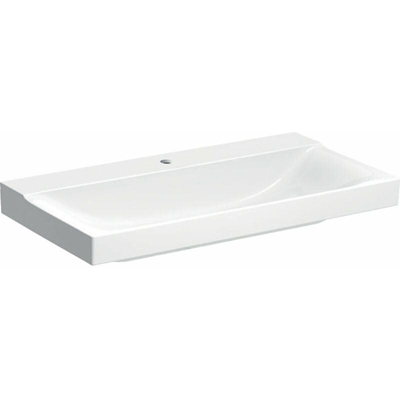 

Keramag Xeno 2 Lavabo con grifo, sin rebosadero, 90x48 cm blanco con KeraTect, 500531011 - 500.531.01.1