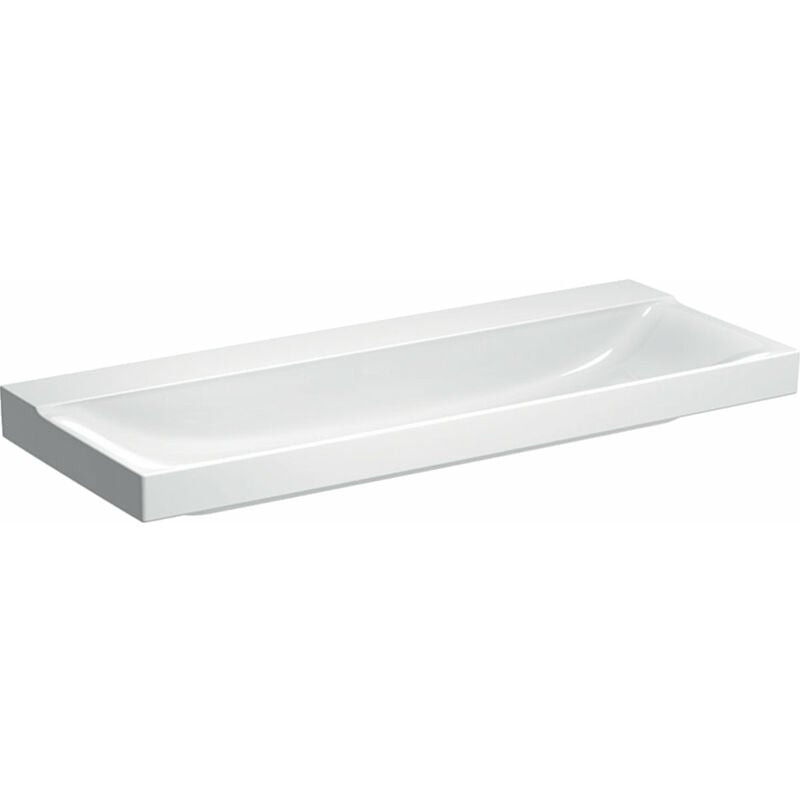 

Lavabo Xeno 2 sin agujero del grifo, sin rebosadero, 120x48 cm blanco con KeraTect, 500552011 - 500.552.01.1 - Keramag