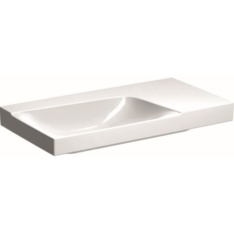 Geberit Xeno 2 lavabo, surface de pose à droite, sans percement