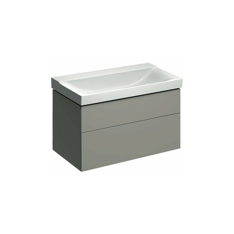 

Xeno 2 Módulo de lavabo 807291 880x530x462mm, Gris, lacado mate - 807291000 - Keramag