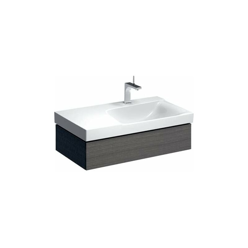 

Xeno 2 Módulo lavabo con sifón a la derecha 807492 880x220x462mm, estructura madera Scultura Grey - 807492000 - Keramag
