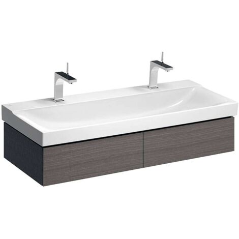 Geberit Xeno 2 mueble bajo lavabo, 1174x220x462mm, 2 cajones,