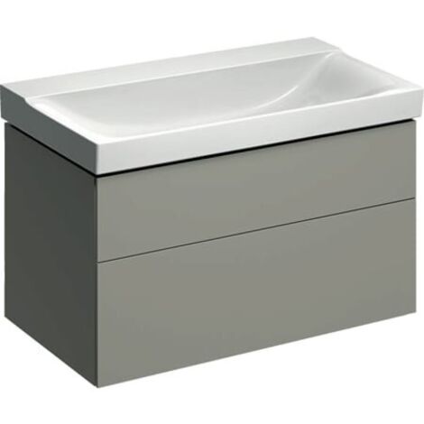 Geberit Xeno 2 mueble bajo lavabo 880x530x462mm, 2 cajones,