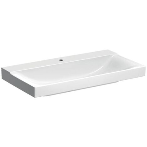 Geberit Xeno 2 Waschtisch mit Hahnloch, ohne Überlauf, 90x48 cm