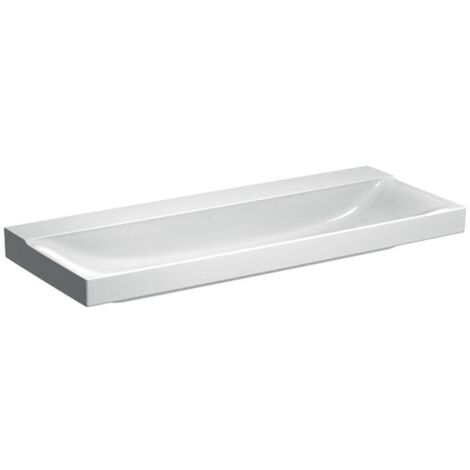 Geberit Xeno 2 Waschtisch ohne Hahnloch, ohne Überlauf, 120x48 cm