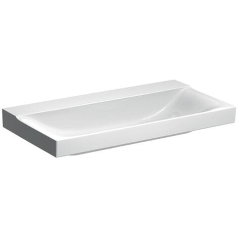 Geberit Xeno 2 Waschtisch ohne Hahnloch, ohne Überlauf, 90x48 cm
