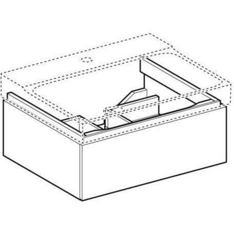 Geberit Xeno 2 Waschtischunterschrank 580x220x462mm, 1 Schublade,