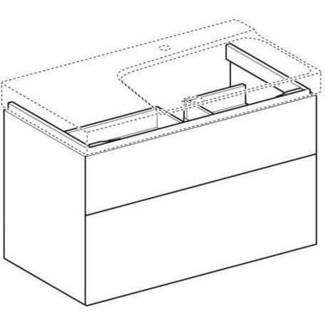 Geberit Xeno 2 Waschtischunterschrank mit Siphonausschnitt