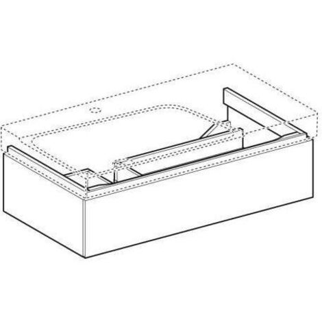 Geberit Xeno 2 Waschtischunterschrank mit Siphonausschnitt links
