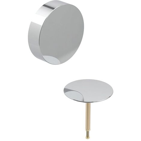 Geberit Zubehör - Montageset für Badewannen-Ablaufgarnitur, mit Drehbetätigung, d52, Chrom glänzend 150.281.21.1