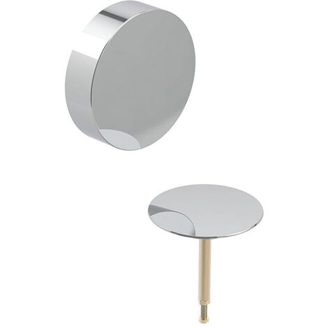 Geberit Zubehör - Montageset für Badewannen-Ablaufgarnitur, mit Drehbetätigung, d52, Chrom glänzend 150.281.21.1