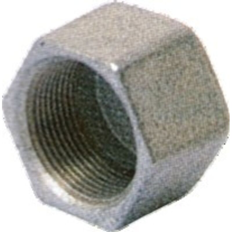 Virfollet Gusseisen-stopfen, Verzinkt, Weiblich, Sechskantiger Kopf, 26x34