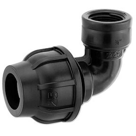 Klemmverbinder Mit Kugelhahn 32 Mm - PP Fitting Für PE Rohre