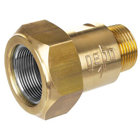 GEBO Raccord à compression en laiton, filetage mâle cuivre/acier 1/2'' x 16 mm