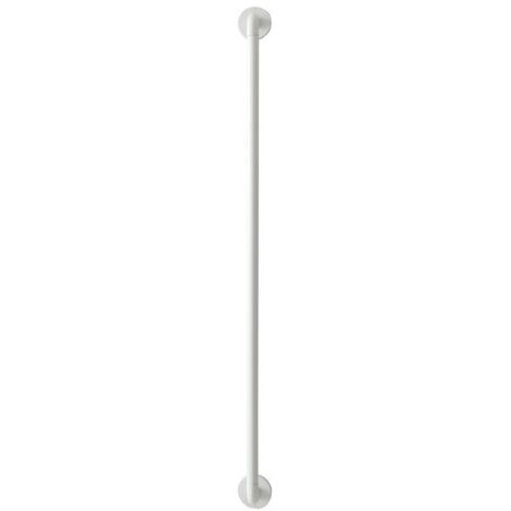 Gebogene Gardinenstange Durchm.10 mm Mattweiß 40 bis 70 cm CESSOT