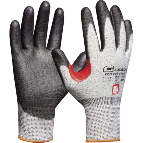 Gebol Handschuh Eco Cut C Plus grau/schwarz/rot Arbeitshandschuhe
