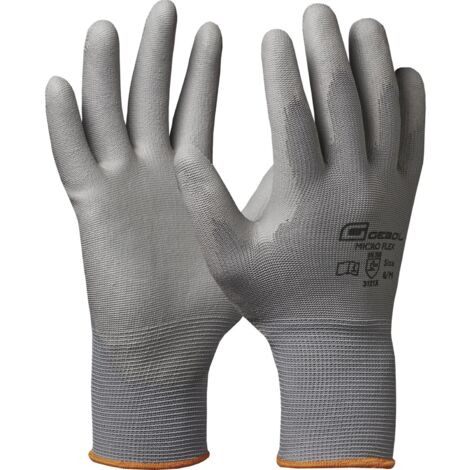 GEBOL Handschuh Micro Flex Gr. 7 709241G grau