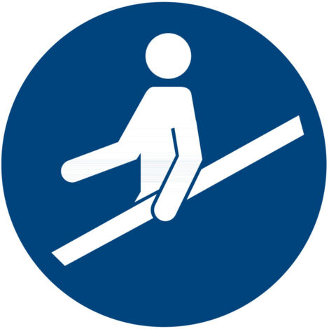Gebotszeichen Handlauf benutzen, Typ: 04200